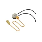 Выключатель для настенного светильника c проводом и деревянным наконечником «Gold» | 32-0104 | REXANT