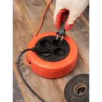 Удлинитель-рулетка 4x5 м без заземления ПВС 2x0.75 10А/2.3кВт PROxima