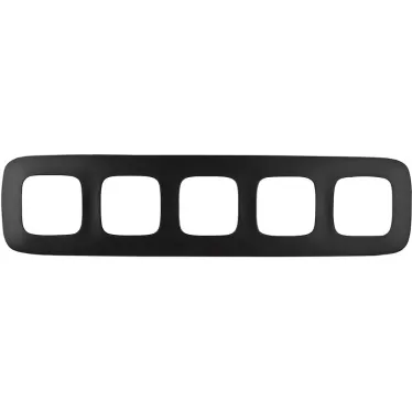 Valena ALLURE Рамка 5 постов алюминий универсальная