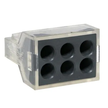 Строительно-монтажная клемма СМК 773-106 6 отверстий 1,0-2,5мм2 блистер (5шт.) PROxima