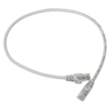 Патч-корд TERACOM PRO Cat.5E неэкранированный UTP оболочка LSZH серый (0.5м)