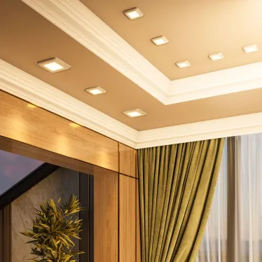 Светильник светодиодный Bubbles BL320 Квадр. 3+3W LED 3000K 350лм103x103мм O80 1/40 | BL320 | Gauss