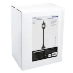 Светильник 8110 100W 230V E27 160х160х1200мм черный