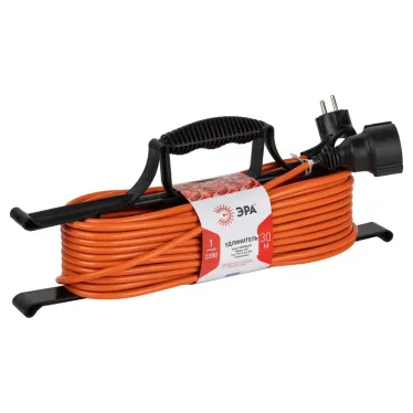 Удлинитель силовой UFx-1e-3x1-30m на рамке с заземлением 1 розетка 30м ПВС 3х1мм2