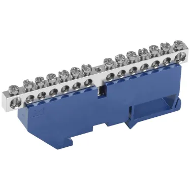 Шина N ''ноль'' на DIN-изоляторе Ni ШНИ-6х9-14-Д-С