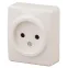 Розетка 2P, 16A-250В, ОУ, Эра Эксперт, сл.кость, 11-2201-02