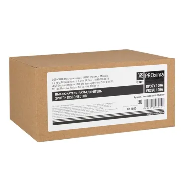 Выключатель-разъединитель ВР32У-31А31220 100А 1 направление с дугогасительными камерами несъемная левая/правая рукоятка MAXima