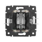 VALENA Розетка телевизионная TV звезда в рамку белая 1.5дБ