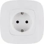 Valena ALLURE Розетка силовая 2К+З 16А 250В с лицевой панелью винтовые зажимы со шторками белая