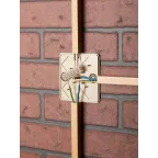 Коробка разветвительная КМР-030-032кг 100х100х25 с клеммником светлое дерево PROxima