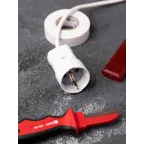 Штепсельное гнездо с заземлением белое 16А 250В