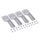 Пластина крепежная GSV H50 (4шт) в комплекте с крепежным и элементами, необходимыми для монтажа, цинк-ламельная