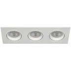 Встраиваемый светильник декоративный KL92-3 WH MR16/GU5.3 белый, пластиковый (MR16/GU5.3 в комплект не входит)