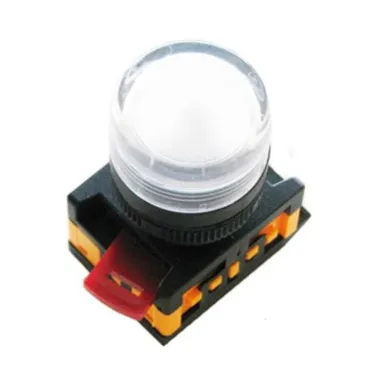 Лампа AL-22TE сигнальная белая с подсветкой неон 240В