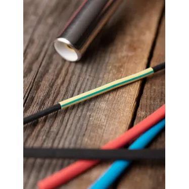 Трубка термоусаживаемая ТУТ нг 6/3 жел-зел рулон PROxima