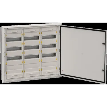 TITAN 5 Корпус металлический ЩРв-144 (3х48) 755х885х130мм IP31 серый (две двери)