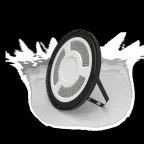 Светильник светодиодный промышленный ДСП 200 Вт 24000 лм 5000К AC 220В IP65 D310х88мм стекло угол 120 грд UFO Gauss