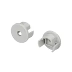 Заглушка ROUND-D18-FLAT с отверстием (ARL, Пластик)