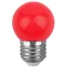 Лампа светодиодная для Белт-Лайт диод. шар, красн., 4SMD, 1W, E27 ERARL45-E27 LED Р45-1W-E27