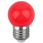 Лампа светодиодная для Белт-Лайт диод. шар, красн., 4SMD, 1W, E27 ERARL45-E27 LED Р45-1W-E27