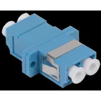 Адаптер проходной LC-LC для одномодового и многомодового кабеля (SM/MM) с полировкой UPC двойного исполнения (Duplex)