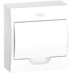 Щит распределительный навесной белый City9 (ЩРн-П-8) дверь белая на 8 модулей IP40