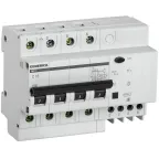 Выключатель автоматический дифференциальный АД14 4Р 16А 30мА GENERICA