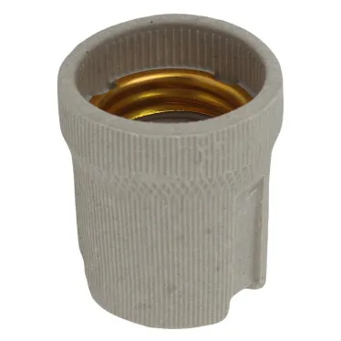 Патрон Е27 подвесной, керамика, белый (x50) (50/400/5600)