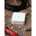 Коробка разветвительная КМР-030-030кг наружная (75х75х25) белая с клеммником PROxima