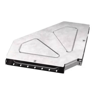 Угол горизонтальный 90 градусов с крышкой Стандарт 400х50