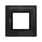 Рамка из металла, ''Avanti'', графитовая, 2 модуля