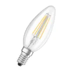 Лампа светодиодная LED 5Вт E14 CLB60D белый, Filament диммируемая,прозр.свеча OSRAM