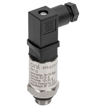 Преобразователь давления PPT10 0,5% 0-16Бар 0-10В G1/4 Mini 4-pin