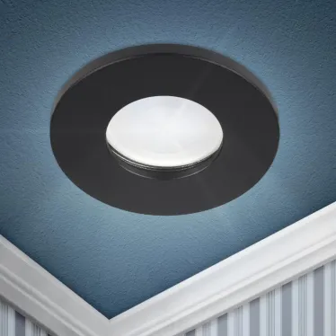 Встраиваемый светильник влагозащищенный WR3 BK MR16/GU5.3, IP44, черный