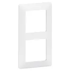 Valena LIFE Рамка 2 поста белая универсальная