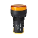 Лампа AD22DS(LED) матрица D22мм желтый 24В AC/DC-