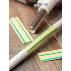 Термоусаживаемая трубка ТУТ нг 18/9 жел-зел рулон PROxima