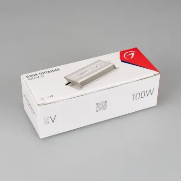 Блок питания ARPV-12100-D (12V, 8.3A, 100W) (ARL, IP67 Металл, 3 года)