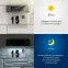 Светильник уличный ERASF22-40 на солнечных батареях настенный Номер дома 2 4 LED