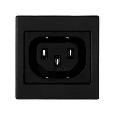 Connect Адаптер с гнездовым разъёмом С13, мама (IEC3200), К45, графит