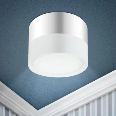 Светодиодная подсветка накладная под GX53 OL7 GX53 WH/CH алюминий цвет белый+хром