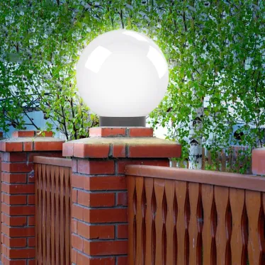 НТУ 02-100-301, шар белый призма D 300 мм (4/32)