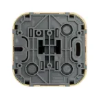 Выключатель одноклавишный, наружный 10А, дерево