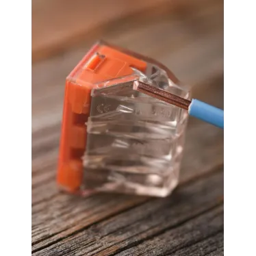 Клемма СМК 773-173 (с пастой) 3 отверстия 2.5-6.0мм2 (уп.50шт.) PROxima