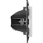 Valena LIFE Розетка информационная двойная RJ45 категория 6 UTP с лицевой панелью белая