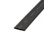 Термоусаживаемая трубка 25,0 12,5 мм, черная, упаковка 10 шт. по 1 м, REXANT