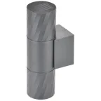 Светильник уличный 5221 настенный 2хGU10 IP65 серый IEK