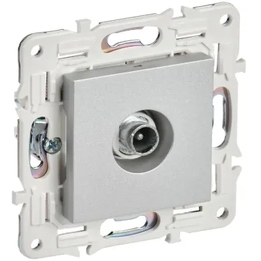 SKANDY Розетка TV проходная SK-A17S серебряный IEK