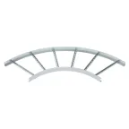 Угловая секция 90° лестничного лотка 60х500 мм R-500 мм. LB 90 650 R5 FS