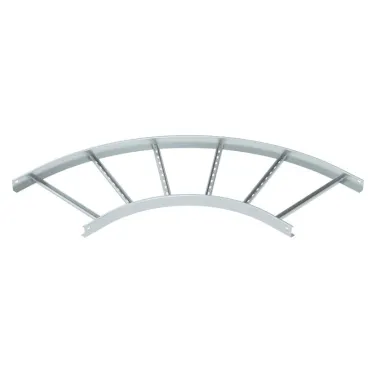 Угловая секция 90° лестничного лотка 60х500 мм R-500 мм. LB 90 650 R5 FS